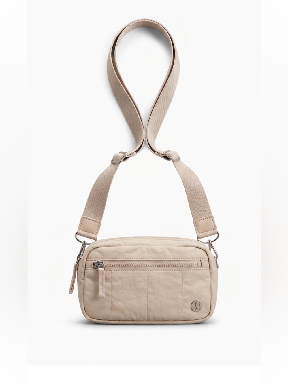 Neutral Beige Crossbody Bag - Lightweight Everyday Style